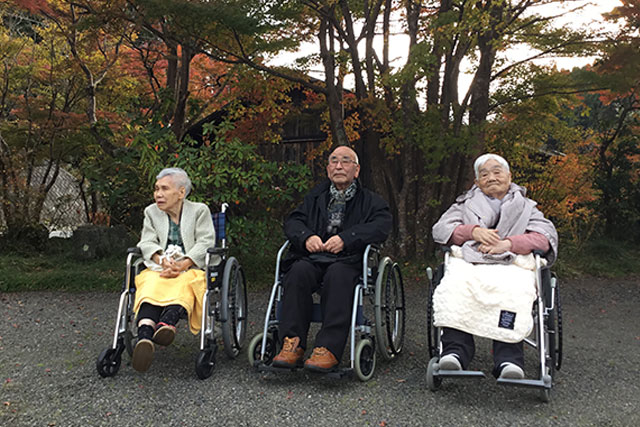 姉妹で入居し、楽しんでいるお写真